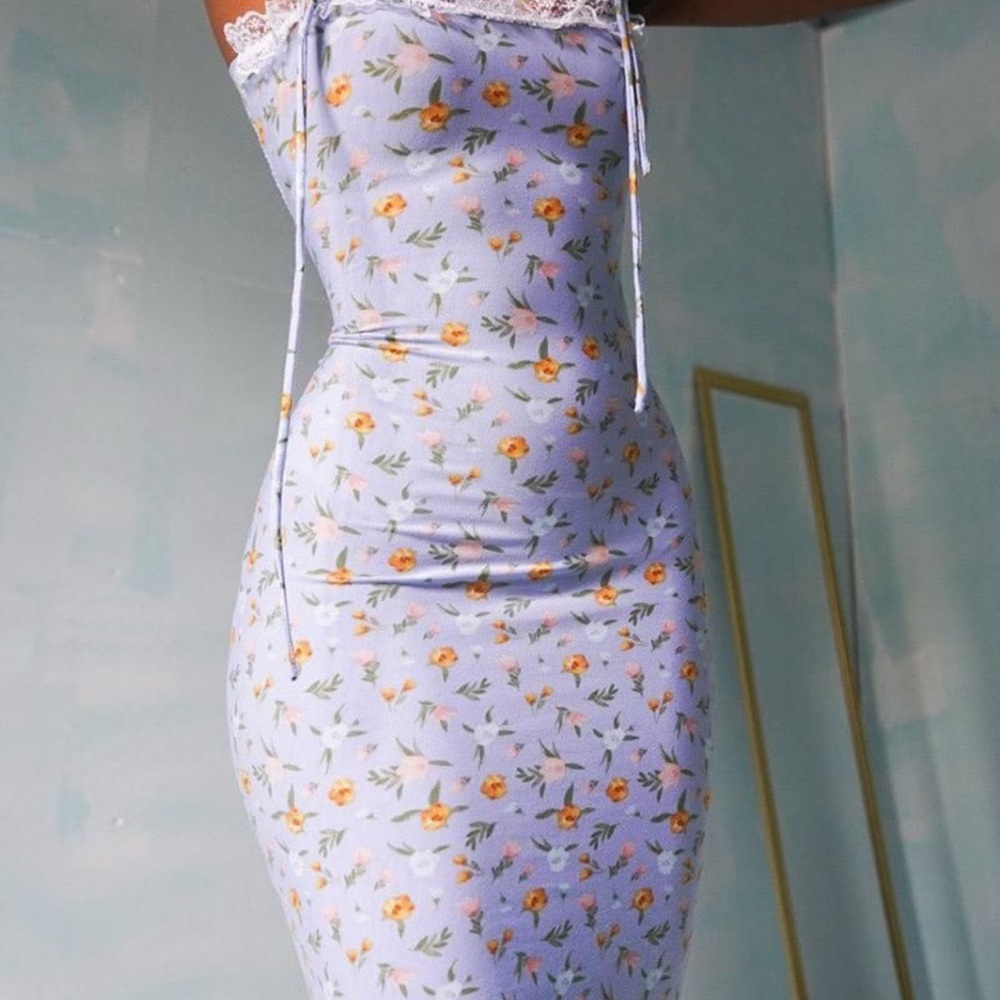 CBR Lavender Floral Dress
